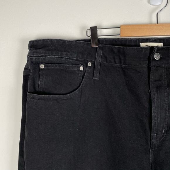 Madewell The Perfect Vintage Flare Jean Black Denim Size 26W Plus NWT - Picture 10 of 11